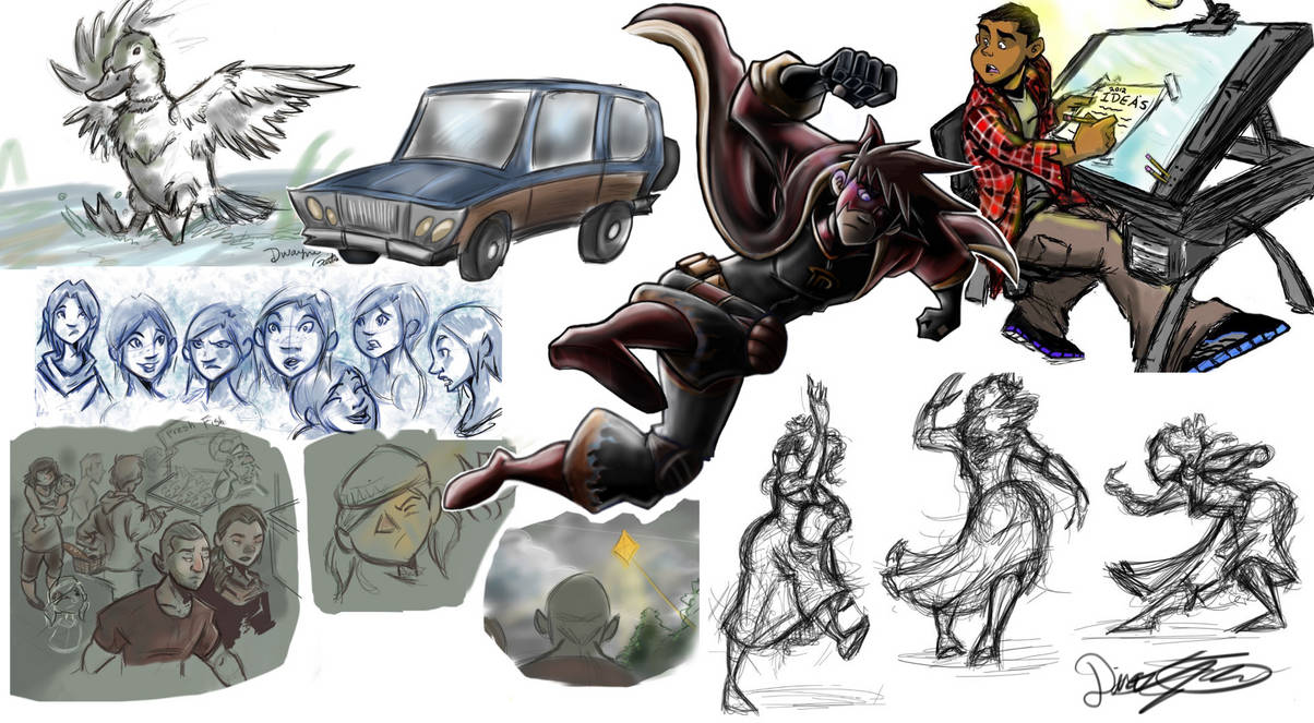 Sketch Dump 3 by animated-dragon on DeviantArt