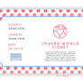 TEMPLATE THEME PARK TICKET N001 by rareddeer