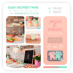 TEMPLATE INVITATION BABY SHOWER N003 by rared deer