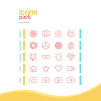 ICONS PACK 001 by rareddeer