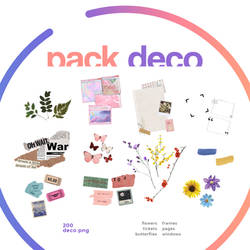 DECO PACK PNG by rared deer