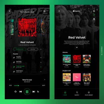 TEMPLATE SPOTIFY by rareddeer