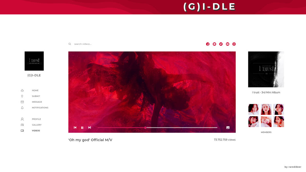 KPOP TEMPLATE VIDEO GIF 004 by rareddeer by Rareddeer on DeviantArt