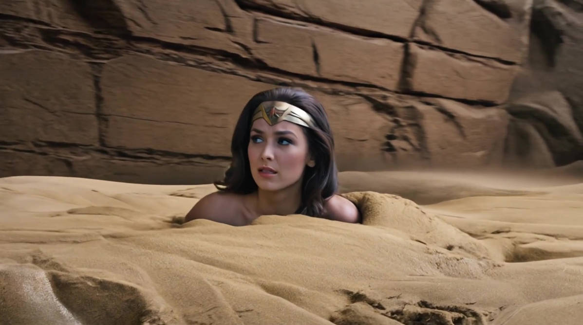 Wonder Woman Labyrinth Quicksand (Commission) by ViridianQS on DeviantArt