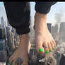 Giantess tara crushing the city [long]