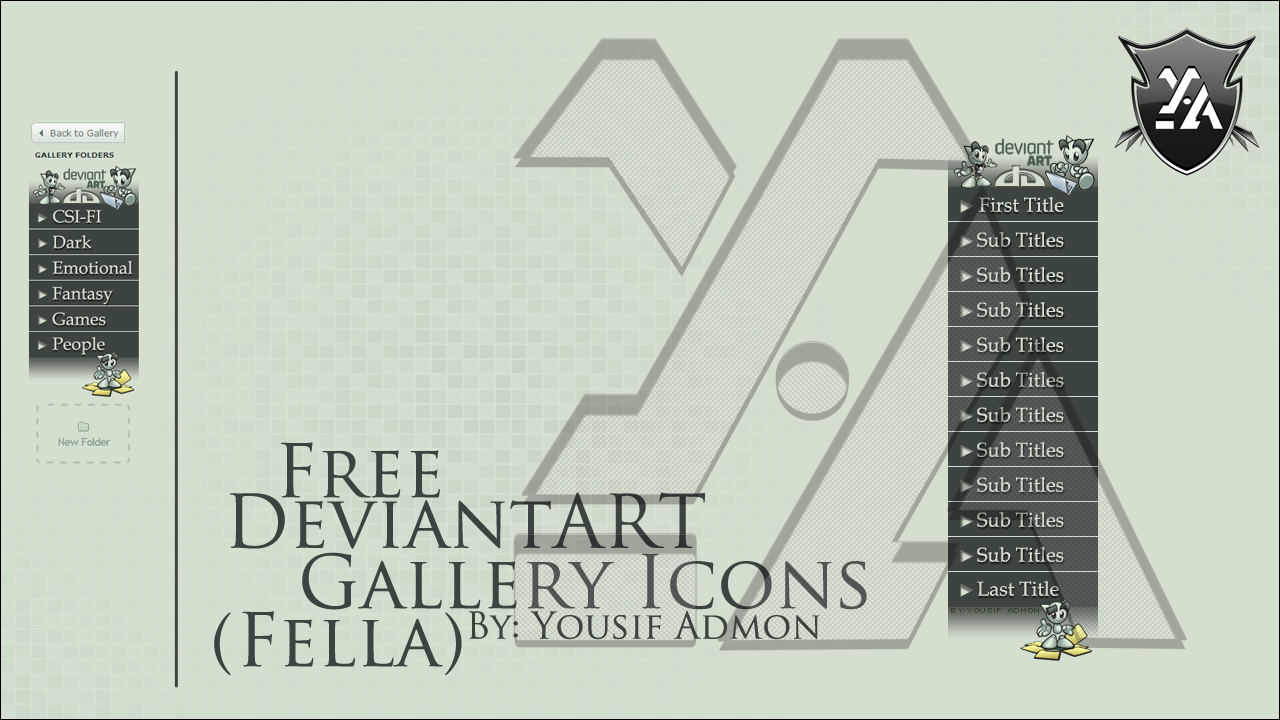 Free DeviantART Gallery Icons (Fella)