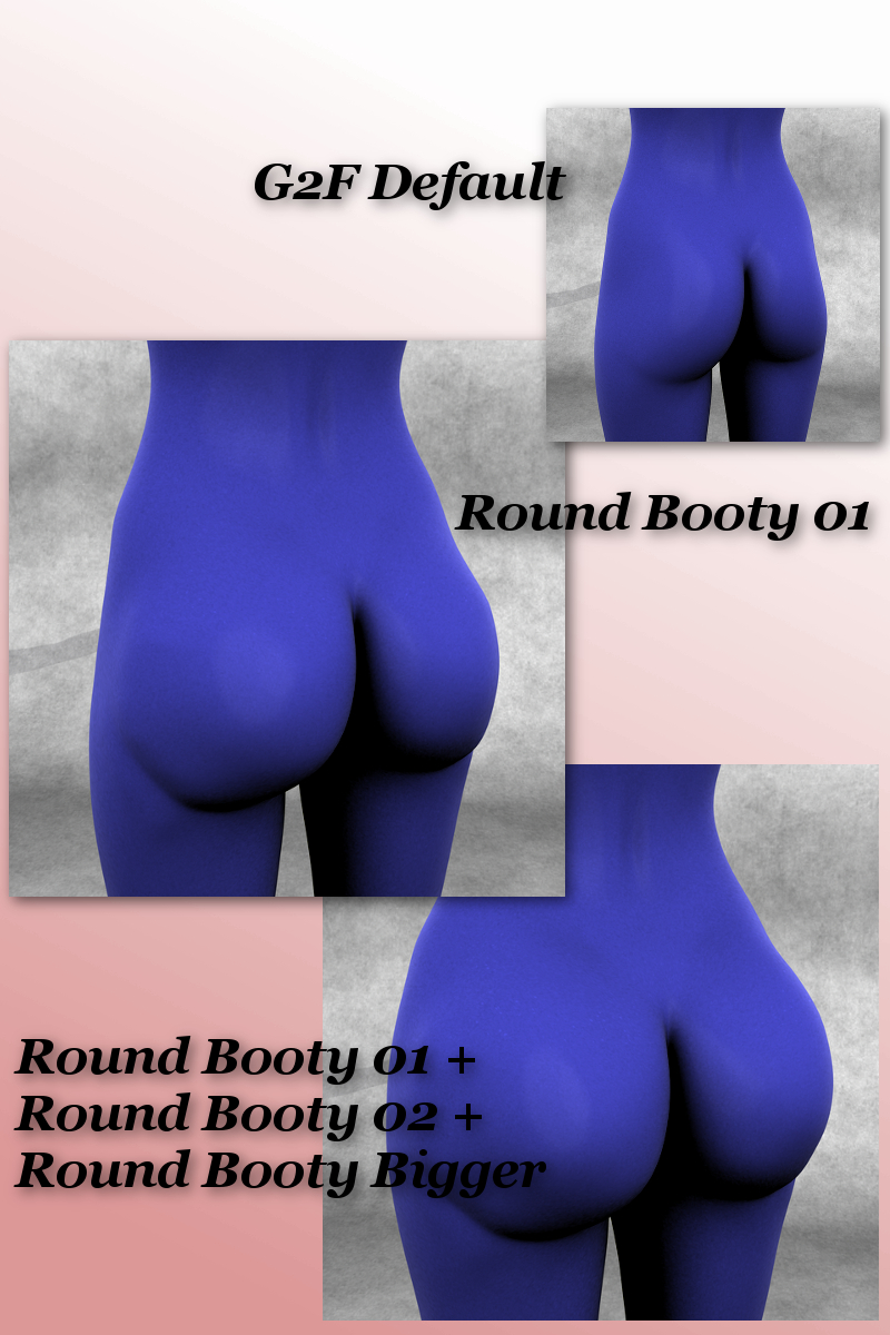Big round booty