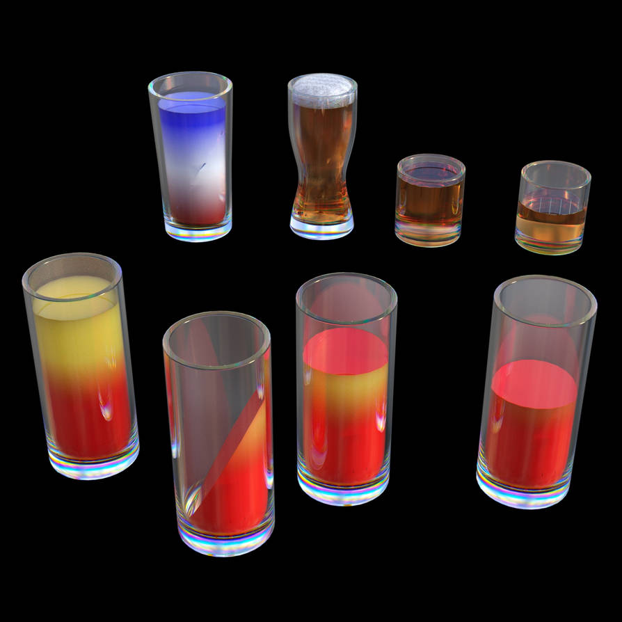 SY Free Drinking Glasses Iray by SickleYield on DeviantArt