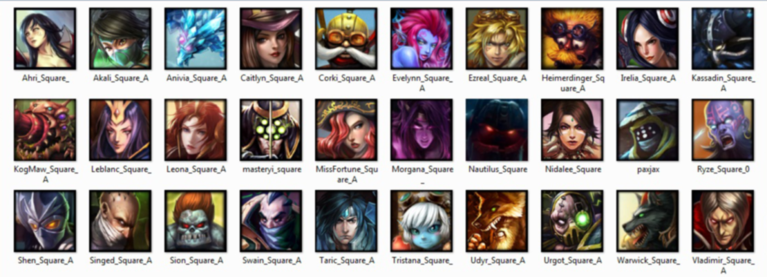 gennemsnit piedestal Effektivt Custom League of Legends Champion Icons by Floppzorr on DeviantArt