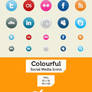 Colourful Social Media Icons