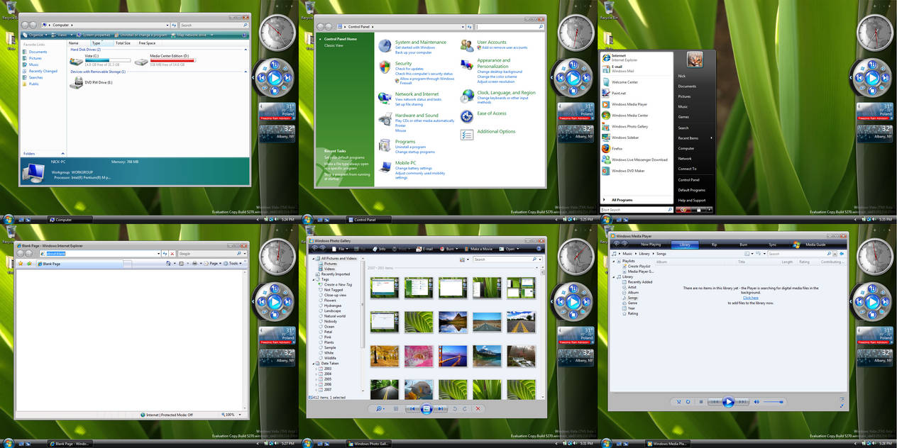 Vista Beta 2 Basic Theme