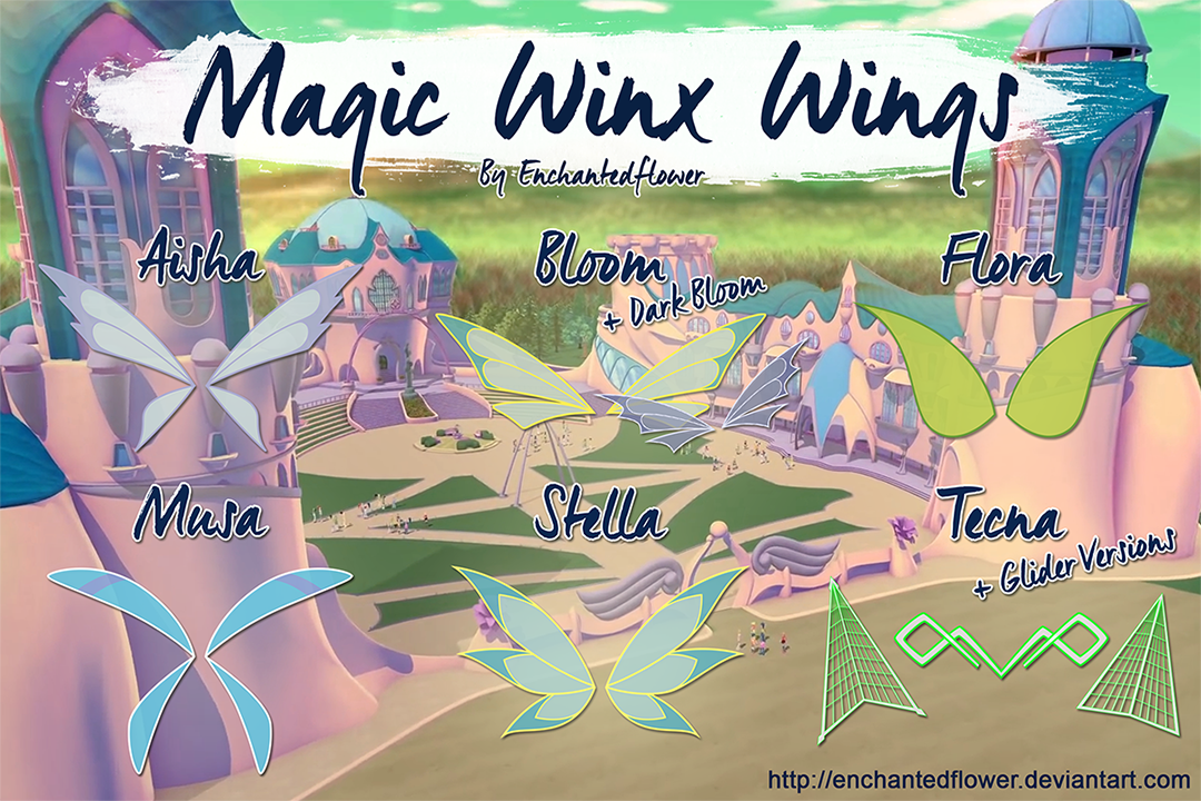 Winx Club Magic Winx Wings By Enchantedflower On Deviantart