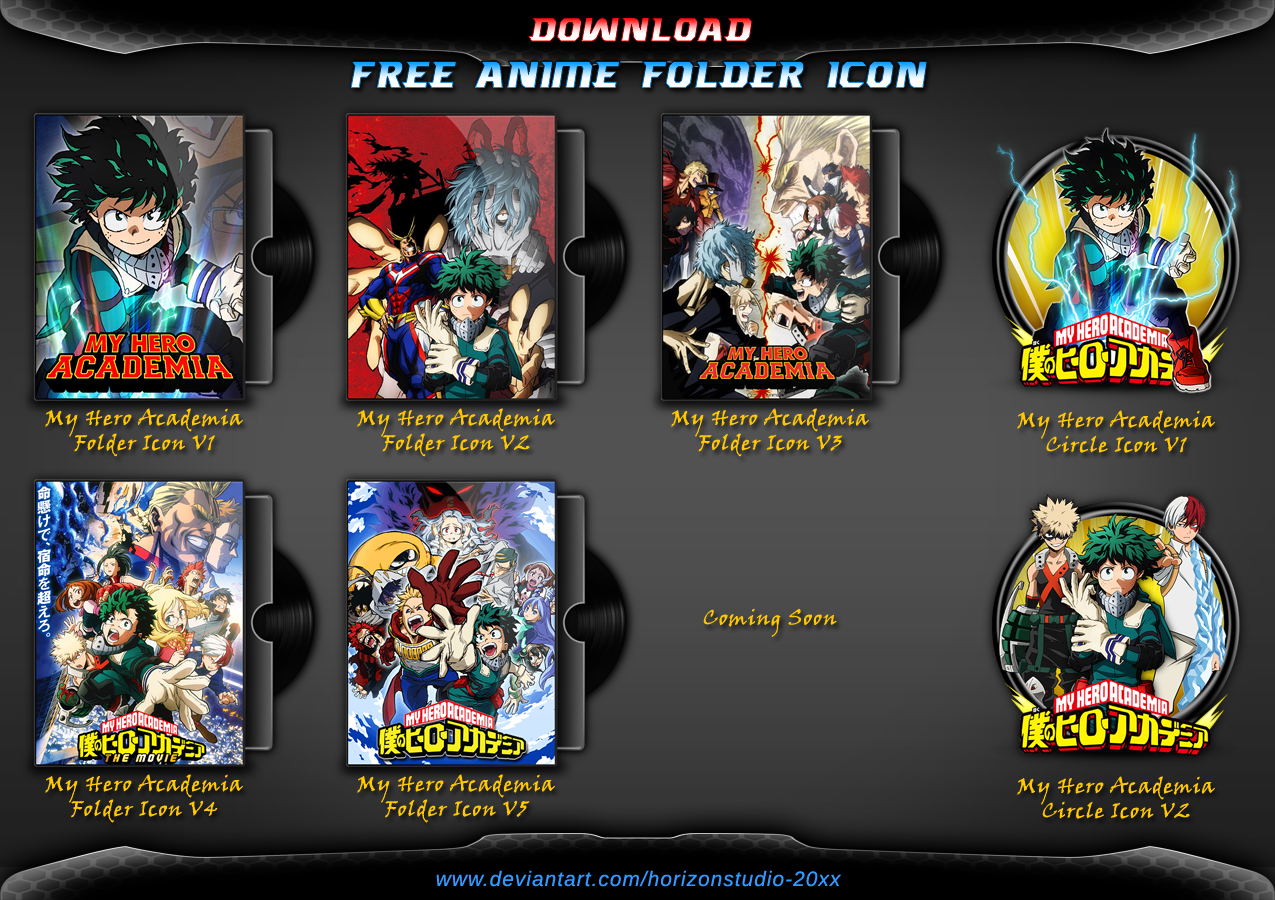 Boku no Hero Academia Heroes:Rising Folder Icon 2 by RagnaRook82 on  DeviantArt