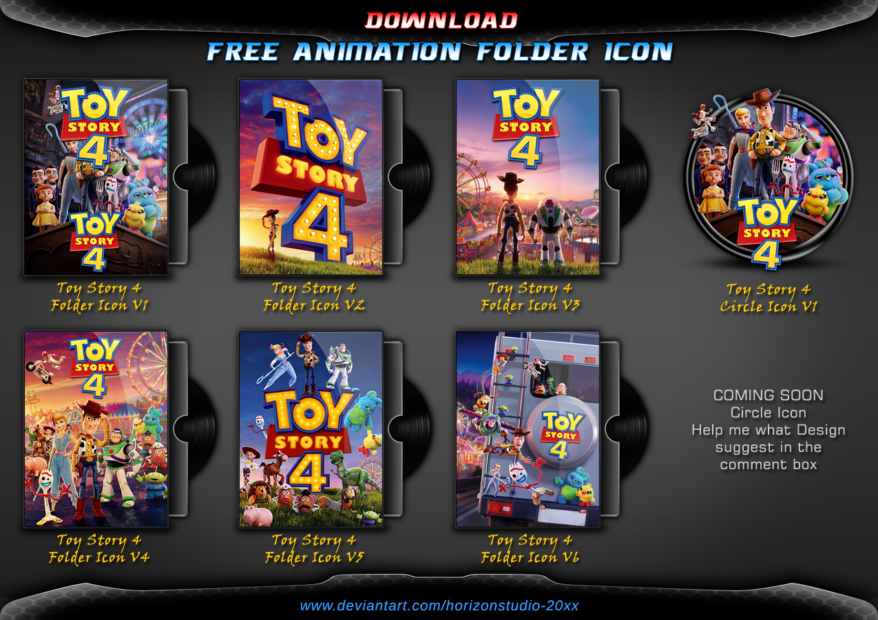 Toy Story 4 (2019) Folder Icon Pack by HorizonStudio-20xx on DeviantArt