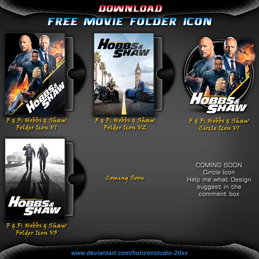 F N F Hobbs And Shaw 2019 Folder Icon Pack By Horizonstudio 20xx On Deviantart