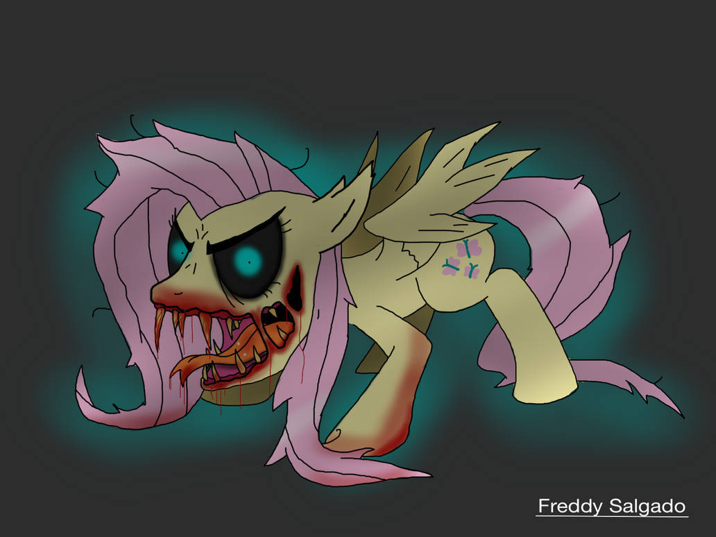 Creepypasta Fluttershy by Freddygbaf on DeviantArt