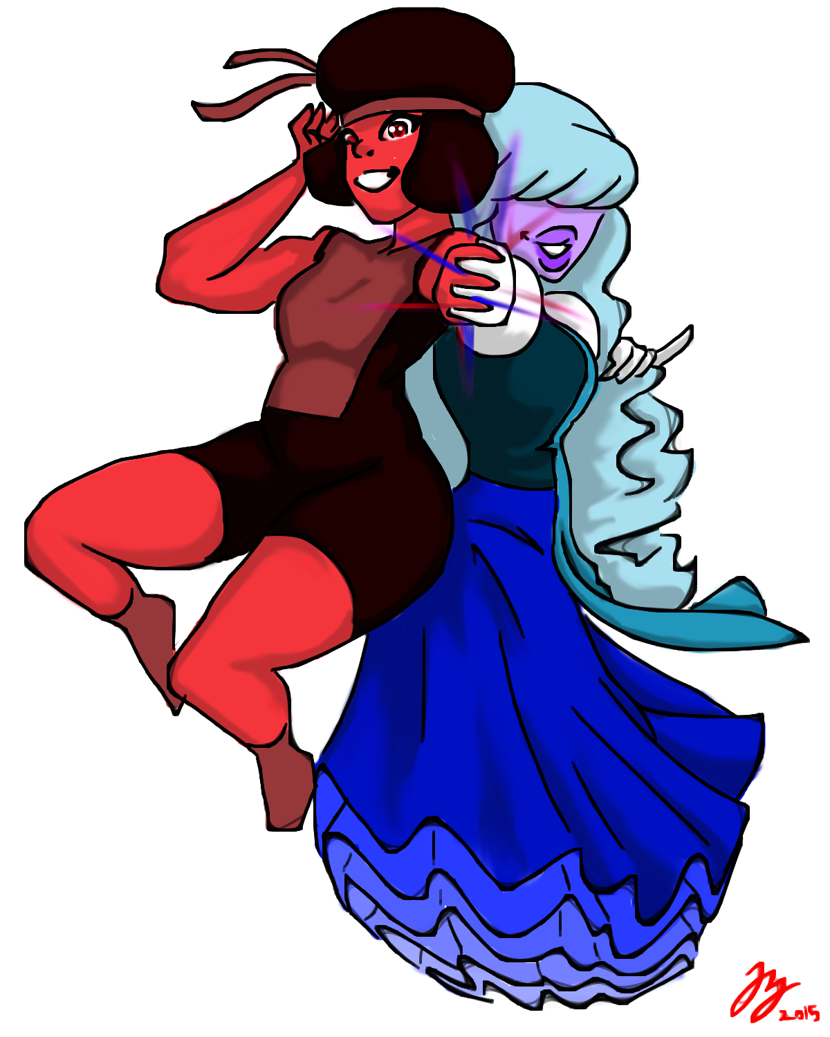 Ruby X sapphire: Steven Universe