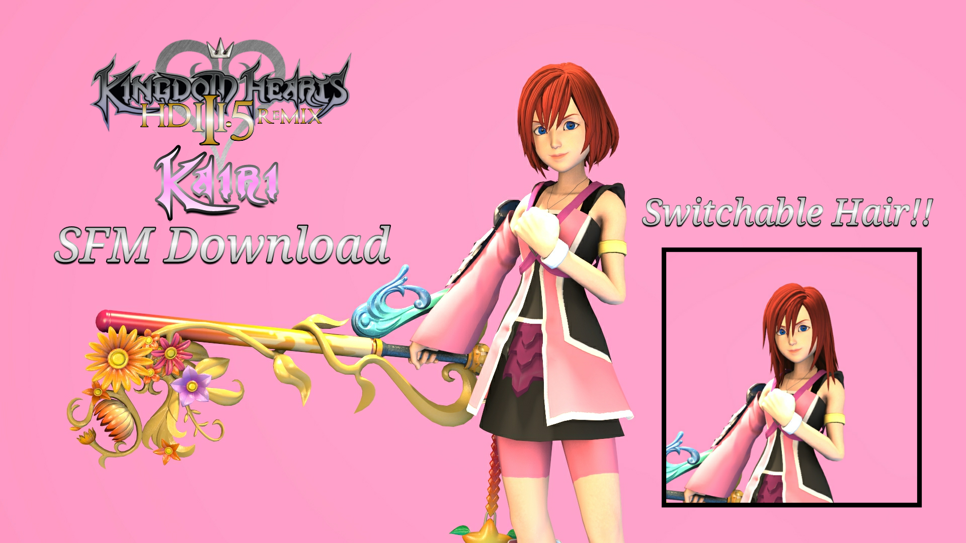 Kingdom Hearts 3.5 Kairi SFM Model DL by KiteGamer on DeviantArt