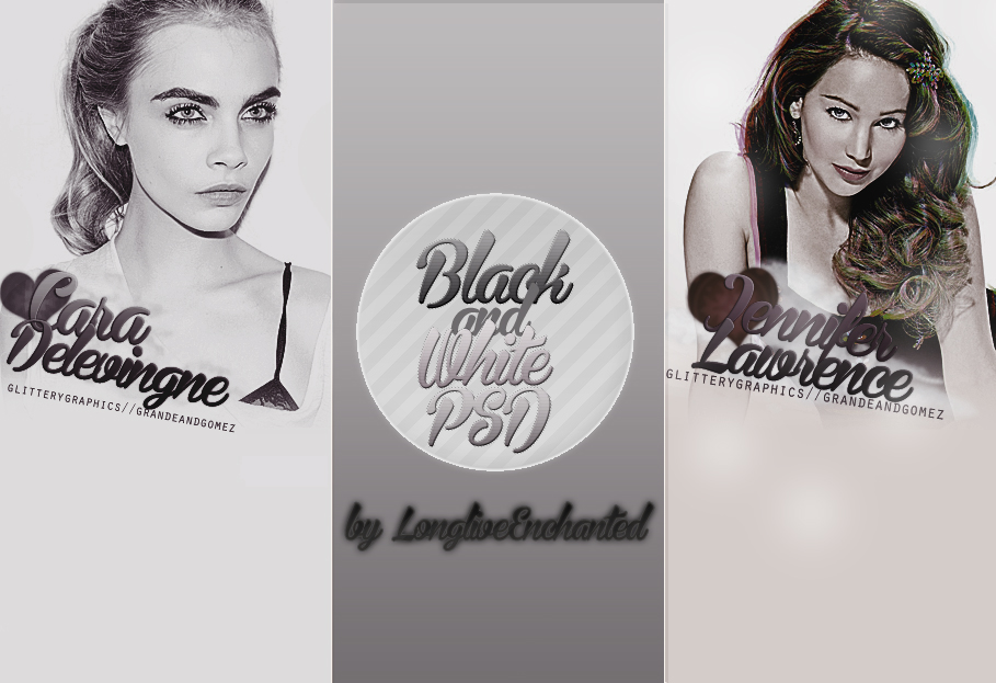 Black And White PSD LongLiveEnchanted