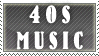Music from the 40's Stamp by SailorSolar