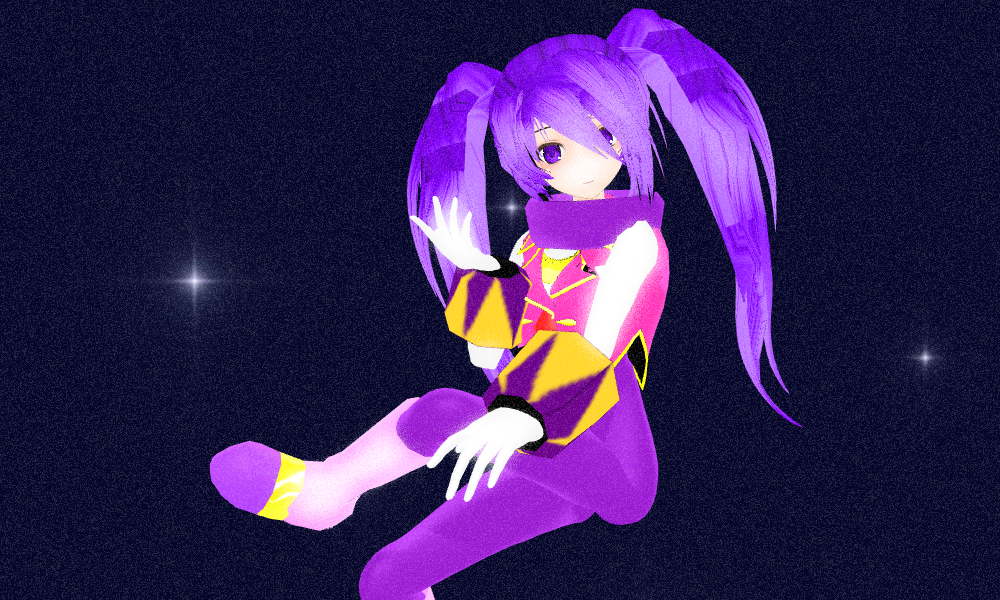 MMD gijinka NiGHTS