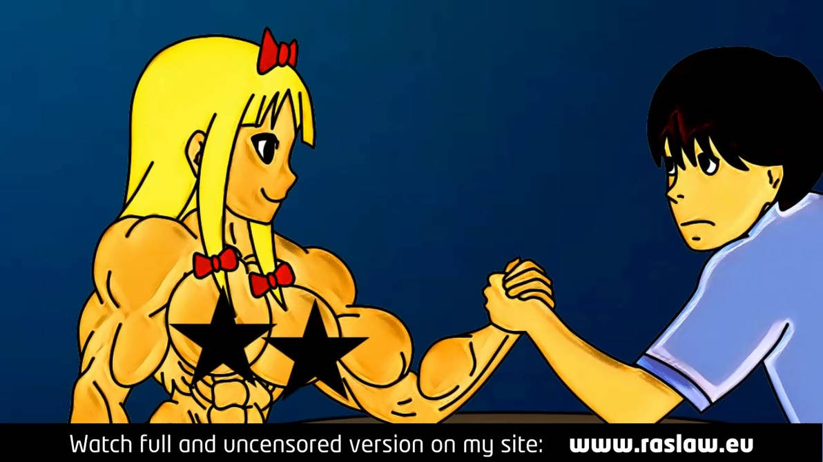 Muscle girl Laura - Mixed armwrestling by raslaw on DeviantArt