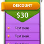 Template Discount Label Web Box