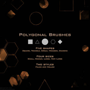 Polygonal Brush Set