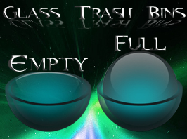 glass trash