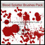 Blood Splatter Brushes Pack