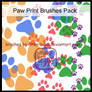 Paw Print Brushes Pack