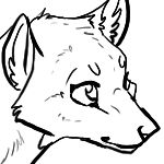 Free FULLBody Canine Lineart