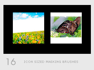 Icon Sized Masking Brushes