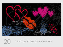 Medium Sized Love Brushes