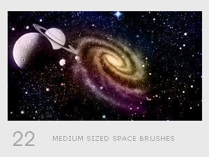 Medium Sized Space Brushes