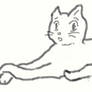 Startled Cat Doodle