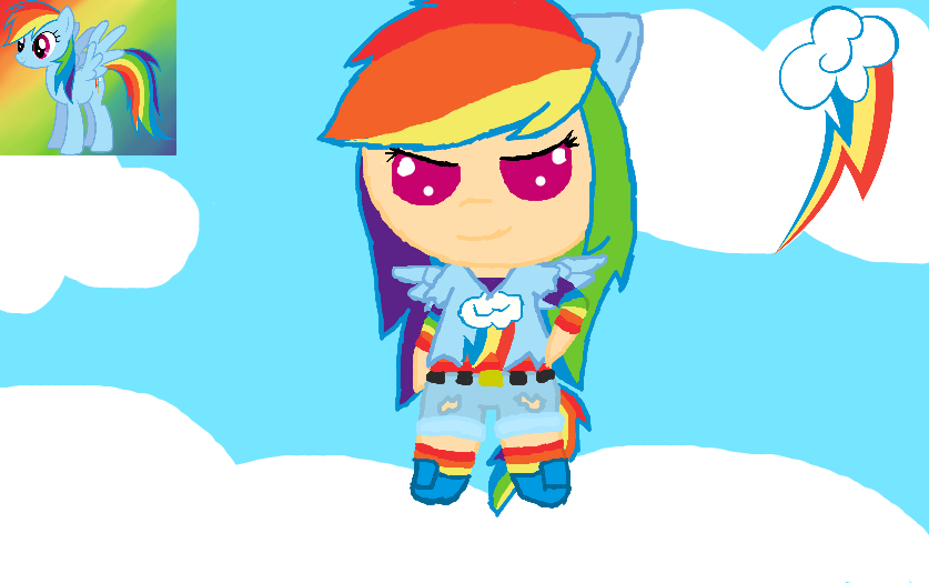 How draw Rainbow Dash by Heather1734Kat on DeviantArt