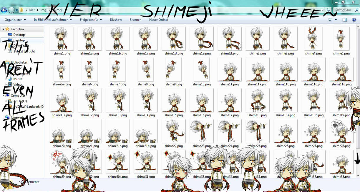 Kier shimeji finished by xminxicat on DeviantArt