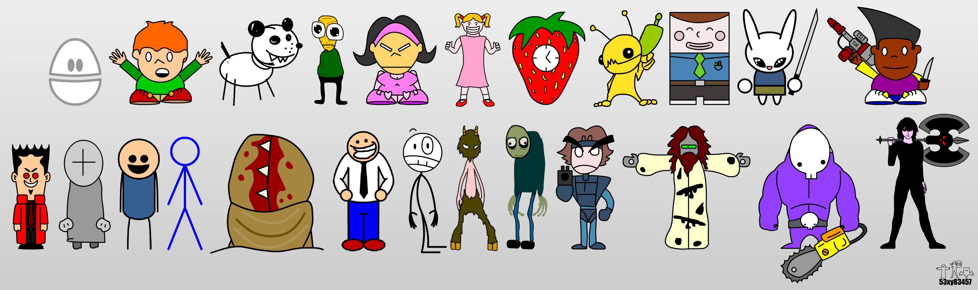 Total Drama Characters Part 3 by Fredrickart on Newgrounds