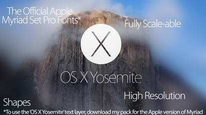 OS X Yosemite Logo - PSD