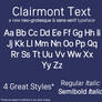 Clairmont Text Font - Preview + Feedback Wanted