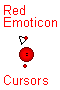 red emoticon cursors