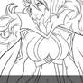 Fairy tail manga cover 33 : Mirajane Lineart [PSD]