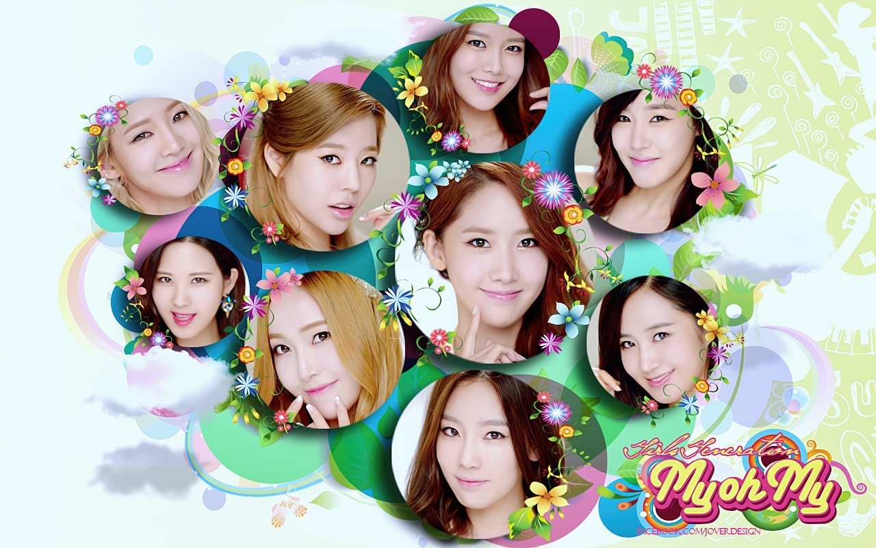 Snsd My Oh My PSD FILES