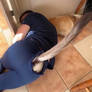  A donkeyboy on the floor!