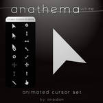 Anathema White Cursor Set