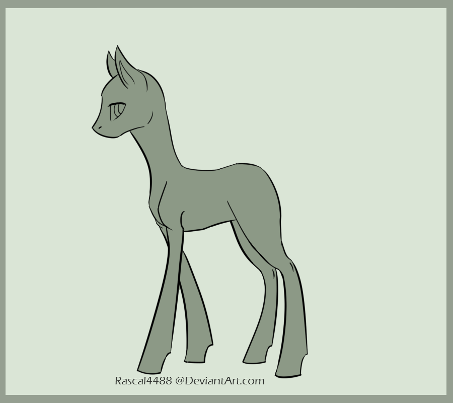 F2U Pony Base (Main) by rascal4488 on DeviantArt