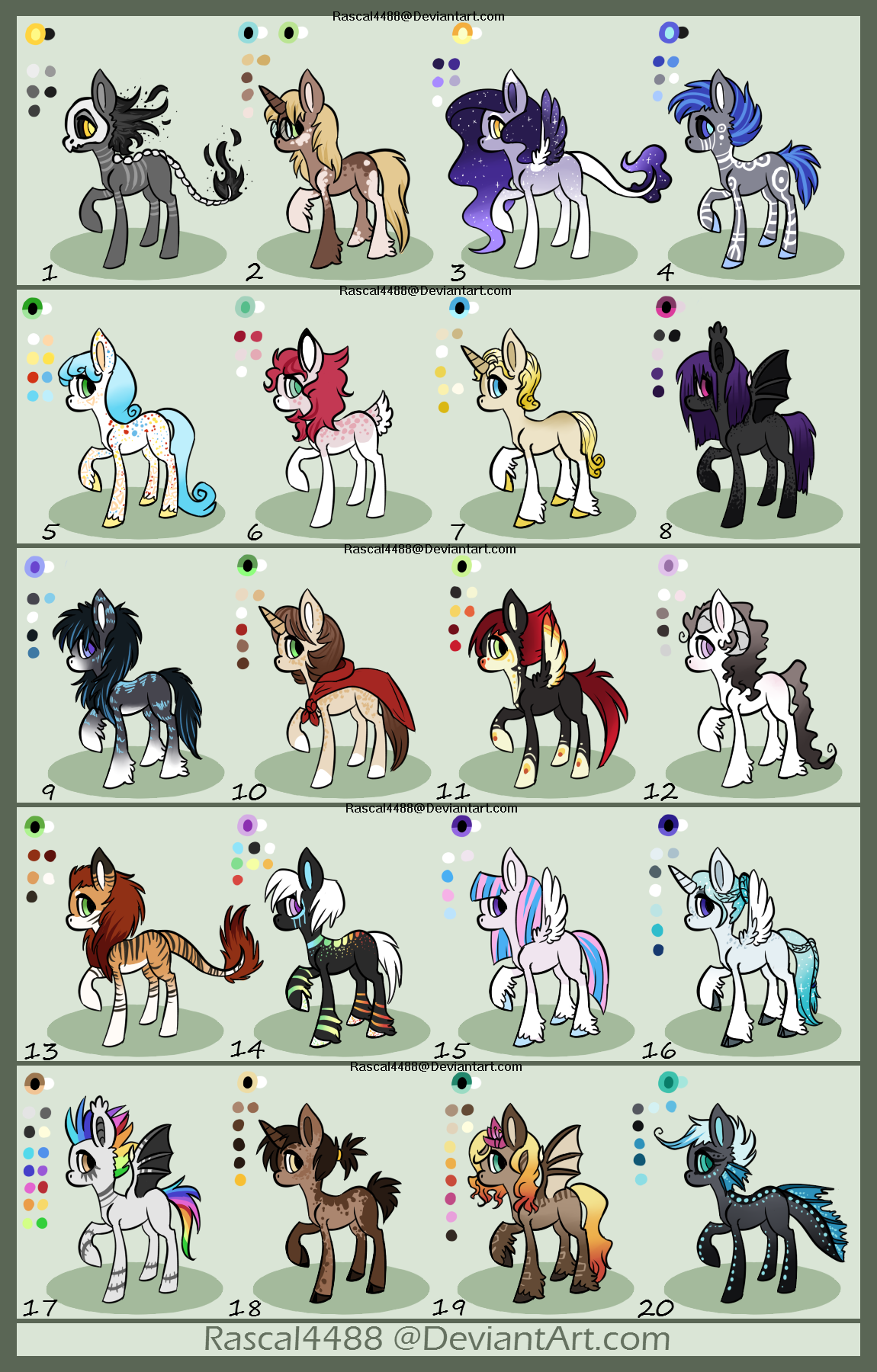 Pony Adopt Batch2: CLOSED