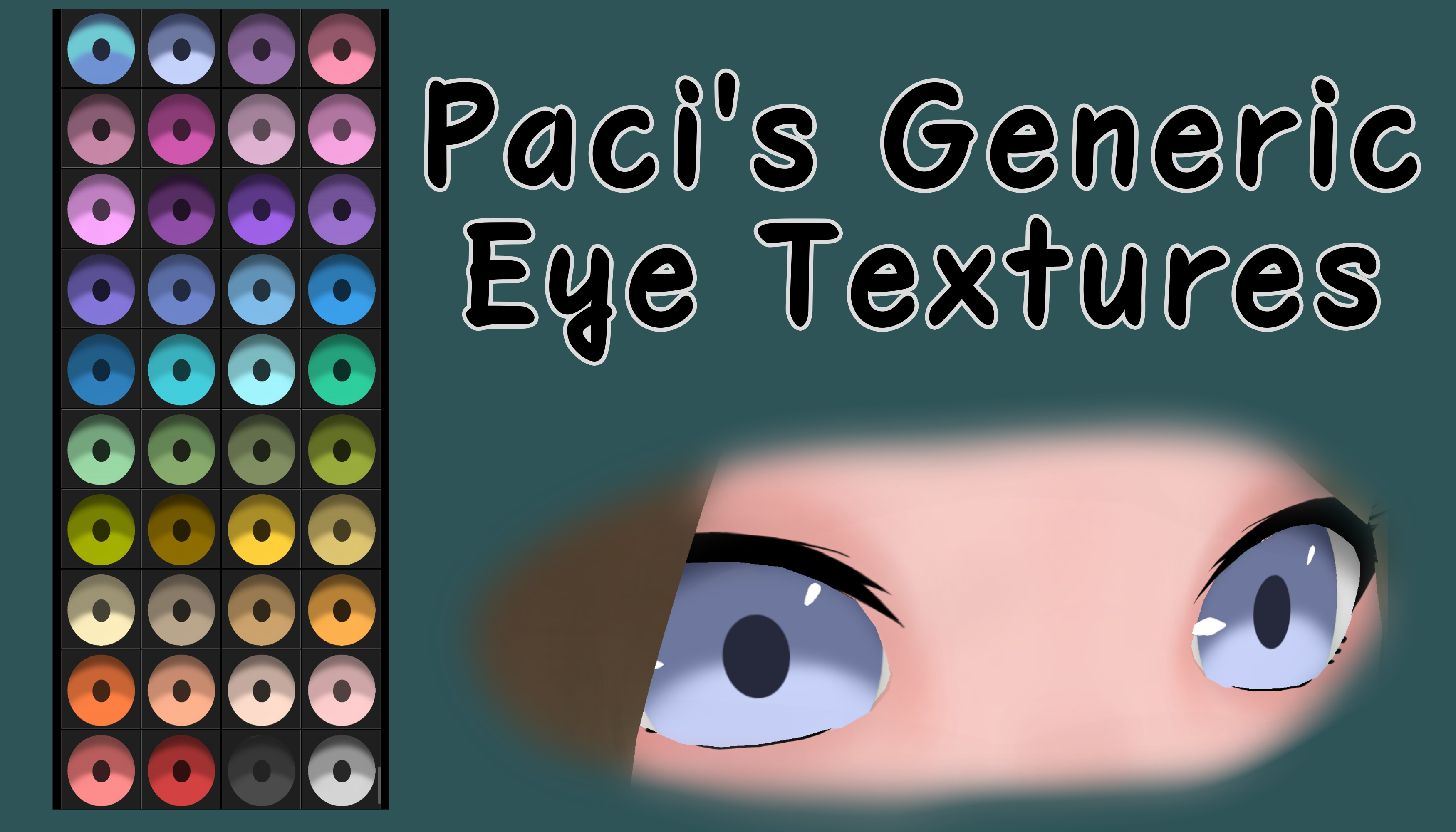Paci's Generic Eye Textures [+DL] by PaciSystem on DeviantArt