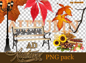 Autumn PNG pack